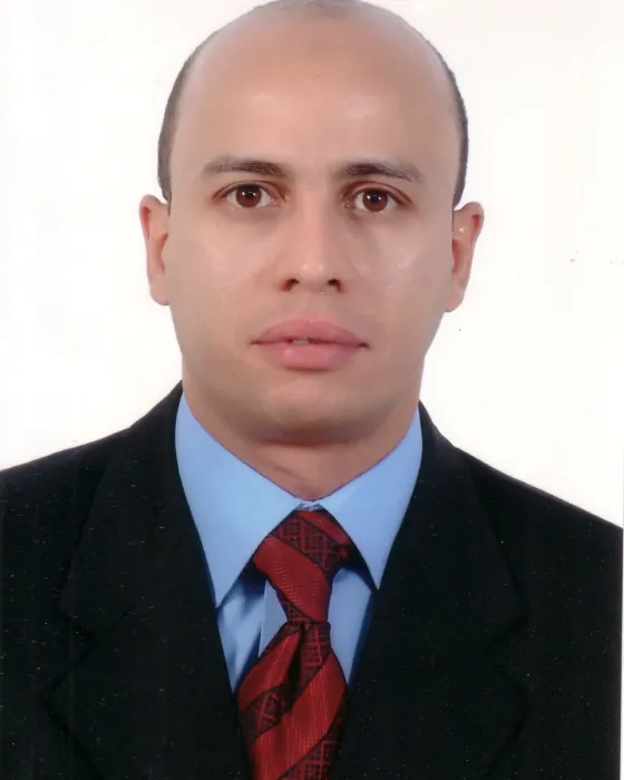 Formal portrait of Ahmed Mohyeldin